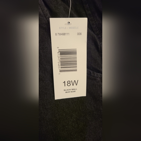 ⚘NWT⚘🖤Alia Women's Black Plus Size Pull On Pants: Size 18W🖤 - Picture 3 of 5